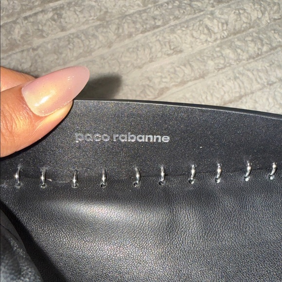 Paco Rabanne Black and Silver Crossbody Bag - Picture 5 of 5